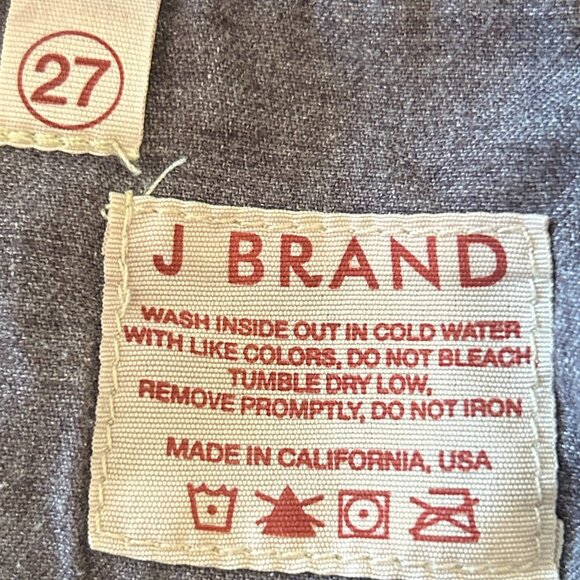 J Brand dark purple skinny corduroy pants sz 27 - Picture 12 of 12